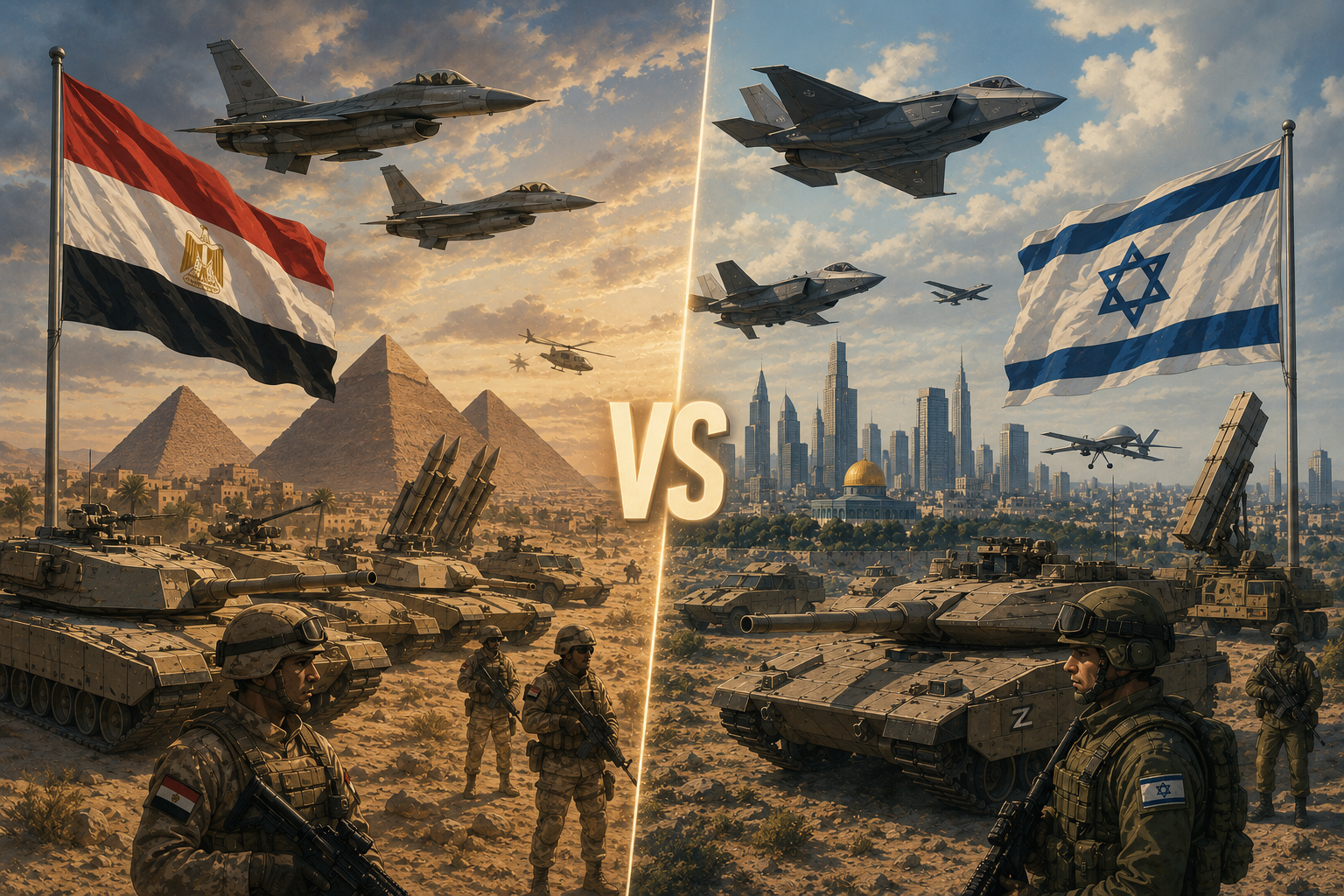 مصر وإسرائيل عسكرياً