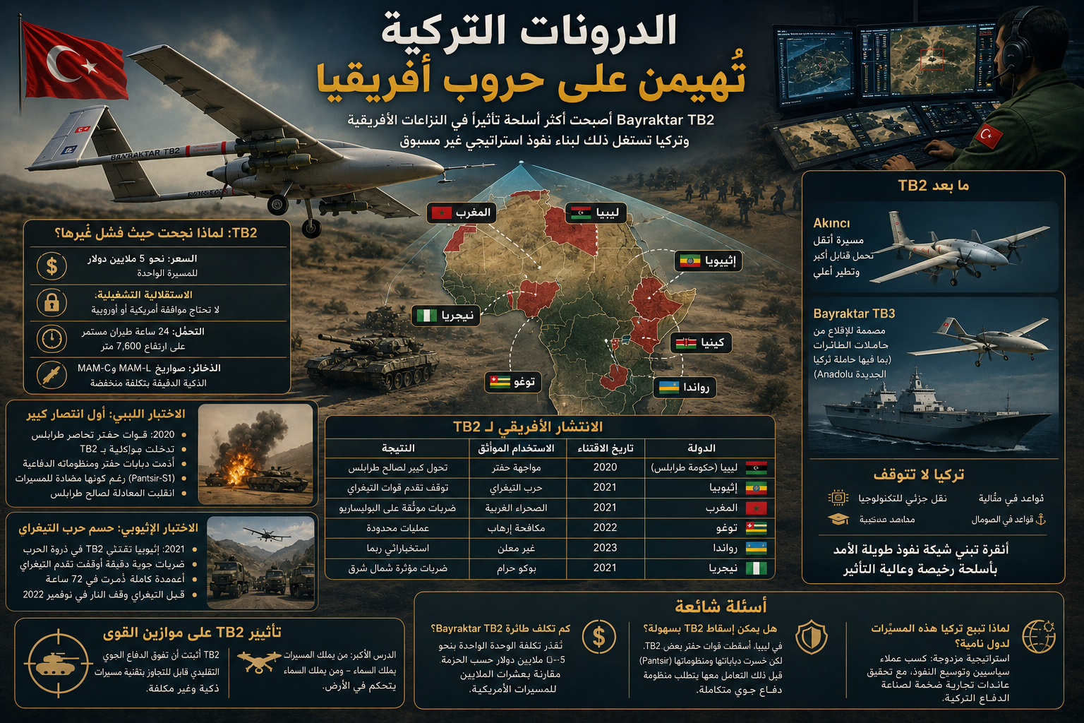 الدرونات التركية